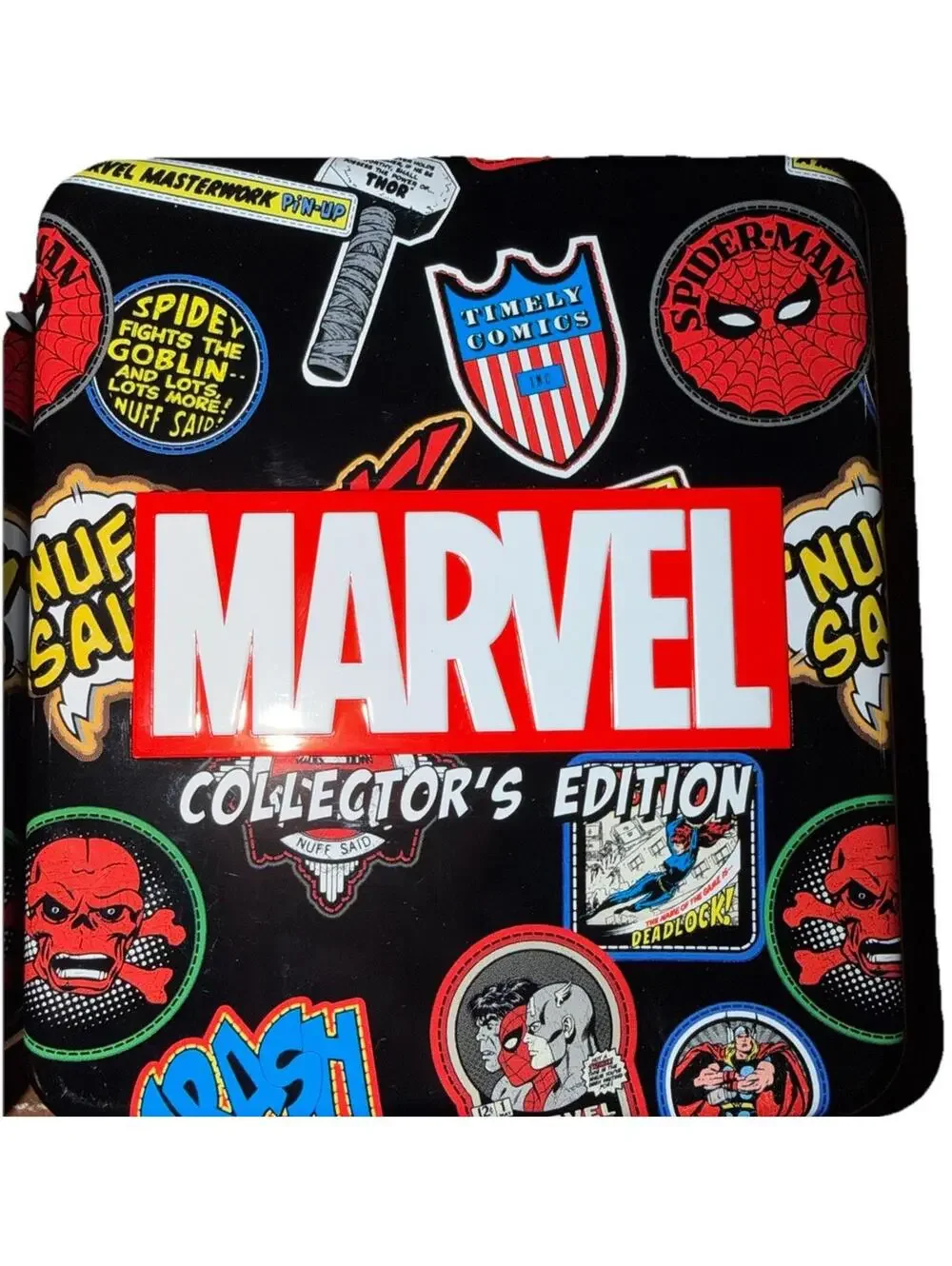 Spider-Man Mighty Marvel Trifold Wallet Tin Case Amazing New